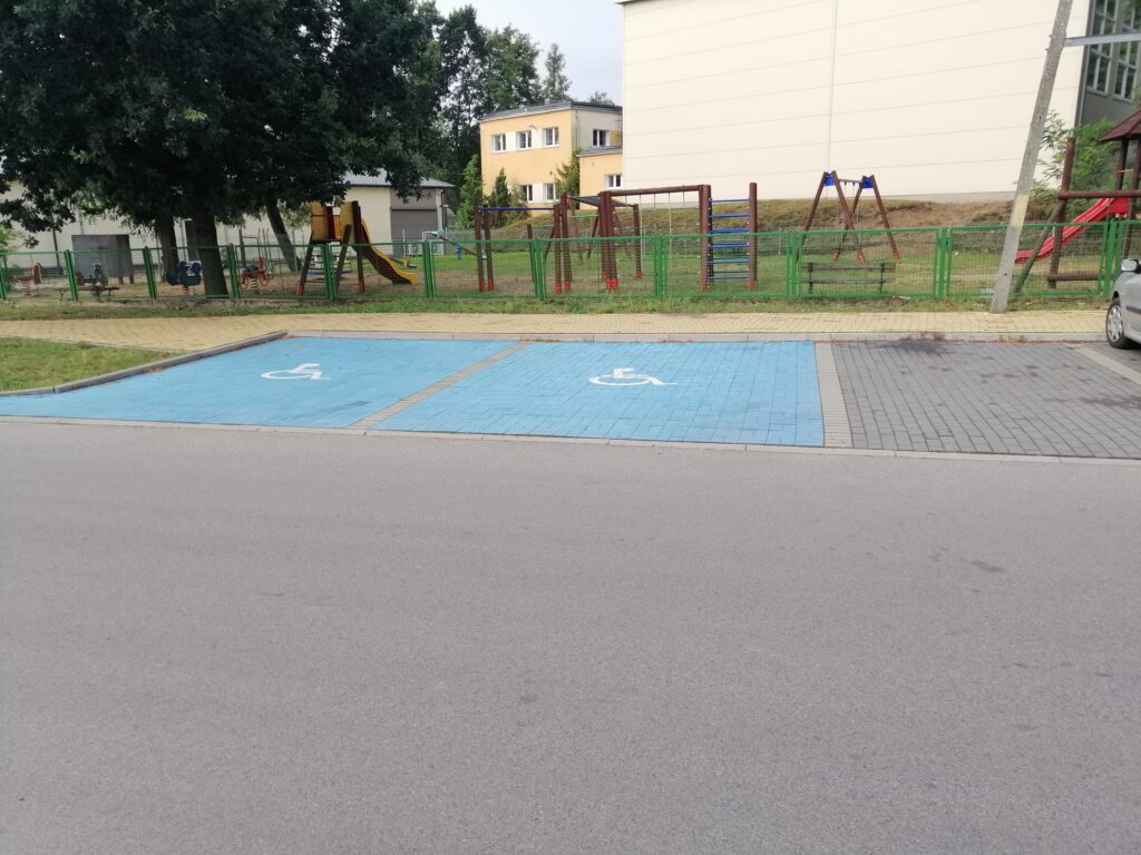 Miejsce postojowe dla osób z niepełnosprawnością 